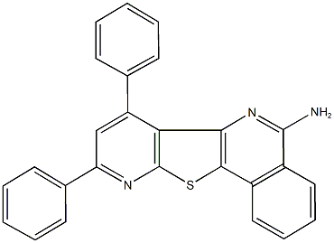 7,9-diphenylpyrido[3',2':4,5]thieno[3,2-c]isoquinolin-5-amine Struktur