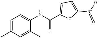 N-(2,4-dimethylphenyl)-5-nitrofuran-2-carboxamide Struktur