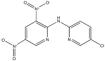 2-[(5-chloro-2-pyridinyl)amino]-3,5-bisnitropyridine Struktur