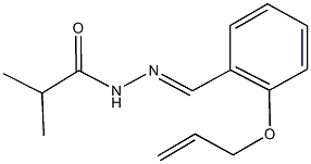 N'-[2-(allyloxy)benzylidene]-2-methylpropanohydrazide Struktur