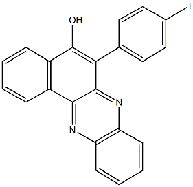 6-(4-iodophenyl)benzo[a]phenazin-5-ol Struktur