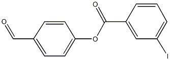 4-formylphenyl 3-iodobenzoate Struktur