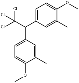 1-methoxy-2-methyl-4-[2,2,2-trichloro-1-(4-methoxy-3-methylphenyl)ethyl]benzene Struktur