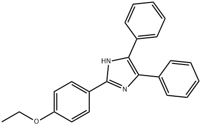 2-(4-ethoxyphenyl)-4,5-diphenyl-1H-imidazole Struktur