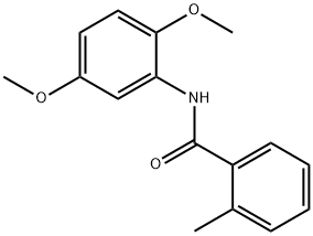 N-(2,5-dimethoxyphenyl)-2-methylbenzamide Struktur