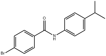 4-bromo-N-(4-isopropylphenyl)benzamide Struktur