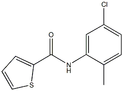 N-(5-chloro-2-methylphenyl)-2-thiophenecarboxamide Struktur