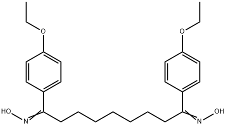 1,9-bis(4-ethoxyphenyl)-1,9-nonanedione dioxime Struktur