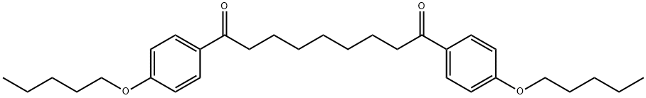 1,9-bis[4-(pentyloxy)phenyl]nonane-1,9-dione Struktur