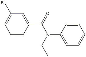 3-bromo-N-ethyl-N-phenylbenzamide Struktur