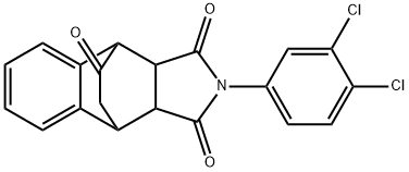 11-(3,4-dichlorophenyl)-11-azatetracyclo[6.5.2.0~2,7~.0~9,13~]pentadeca-2,4,6-triene-10,12,14-trione Struktur