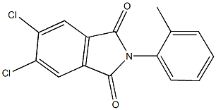 5,6-dichloro-2-(2-methylphenyl)-1H-isoindole-1,3(2H)-dione Struktur