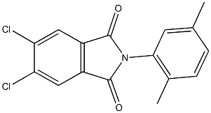 5,6-dichloro-2-(2,5-dimethylphenyl)-1H-isoindole-1,3(2H)-dione Struktur