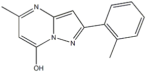 5-methyl-2-(2-methylphenyl)pyrazolo[1,5-a]pyrimidin-7-ol Struktur