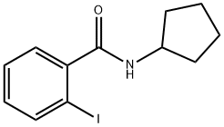 N-cyclopentyl-2-iodobenzamide Struktur