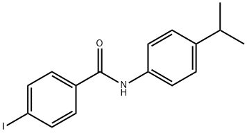 4-iodo-N-(4-isopropylphenyl)benzamide Struktur