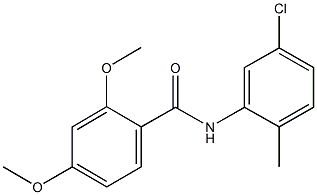 N-(5-chloro-2-methylphenyl)-2,4-dimethoxybenzamide Struktur