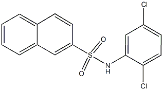 N-(2,5-dichlorophenyl)-2-naphthalenesulfonamide Struktur