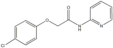 2-(4-chlorophenoxy)-N-(2-pyridinyl)acetamide Struktur