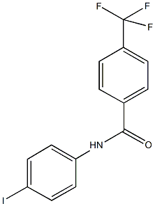 N-(4-iodophenyl)-4-(trifluoromethyl)benzamide Struktur