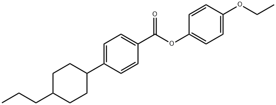 4-ethoxyphenyl 4-(4-propylcyclohexyl)benzoate Struktur