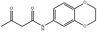 N-(2,3-dihydro-1,4-benzodioxin-6-yl)-3-oxobutanamide Struktur