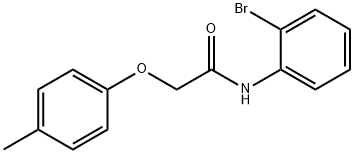 N-(2-bromophenyl)-2-(4-methylphenoxy)acetamide Struktur