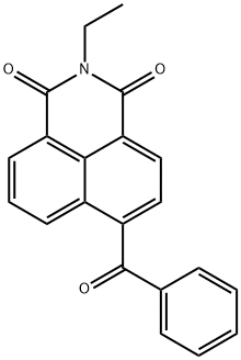 2-ethyl-6-(phenylcarbonyl)-1H-benzo[de]isoquinoline-1,3(2H)-dione Struktur