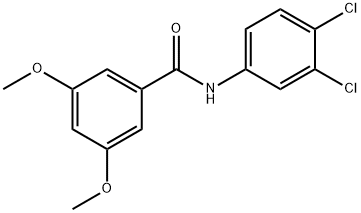 N-(3,4-dichlorophenyl)-3,5-dimethoxybenzamide Struktur