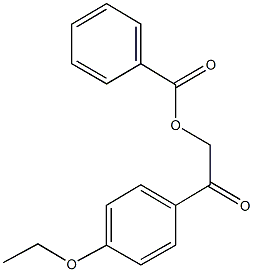 2-(4-ethoxyphenyl)-2-oxoethyl benzoate Struktur