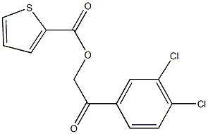 2-(3,4-dichlorophenyl)-2-oxoethyl 2-thiophenecarboxylate Struktur