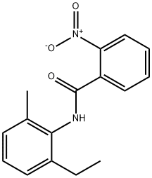 N-(2-ethyl-6-methylphenyl)-2-nitrobenzamide Struktur