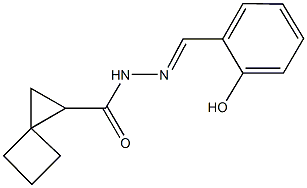 N'-(2-hydroxybenzylidene)spiro[2.3]hexane-1-carbohydrazide Struktur