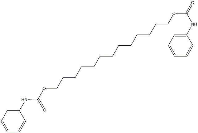 13-[(anilinocarbonyl)oxy]tridecyl phenylcarbamate Struktur