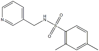 2,4-dimethyl-N-(3-pyridinylmethyl)benzenesulfonamide Struktur