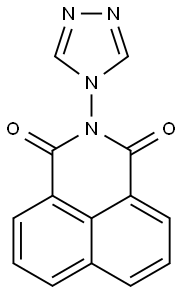 2-(4H-1,2,4-triazol-4-yl)-1H-benzo[de]isoquinoline-1,3(2H)-dione Struktur