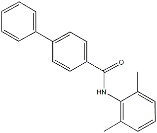 N-(2,6-dimethylphenyl)[1,1'-biphenyl]-4-carboxamide Struktur