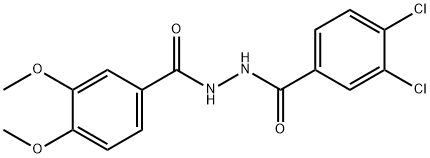 N'-(3,4-dichlorobenzoyl)-3,4-dimethoxybenzohydrazide Struktur