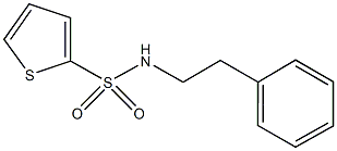 N-(2-phenylethyl)-2-thiophenesulfonamide Struktur