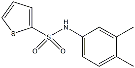 N-(3,4-dimethylphenyl)-2-thiophenesulfonamide Struktur