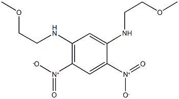 N~1~,N~3~-bis(2-methoxyethyl)-4,6-dinitro-1,3-benzenediamine Struktur