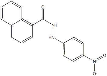 N'-{4-nitrophenyl}-1-naphthohydrazide Struktur