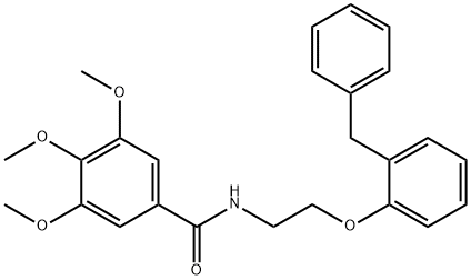 N-[2-(2-benzylphenoxy)ethyl]-3,4,5-trimethoxybenzamide Struktur