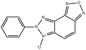 7-phenyl-7H-[1,2,3]triazolo[4,5-e][2,1,3]benzoxadiazole 6-oxide Struktur