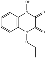 1-ethoxy-4-hydroxy-1,4-dihydro-2,3-quinoxalinedione Struktur