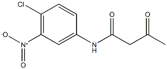 N-(4-chloro-3-nitrophenyl)-3-oxobutanamide Struktur