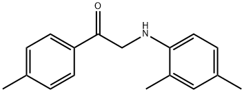 2-(2,4-dimethylanilino)-1-(4-methylphenyl)ethanone Struktur