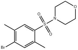 4-[(4-bromo-2,5-dimethylphenyl)sulfonyl]morpholine Struktur