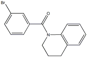 1-(3-bromobenzoyl)-1,2,3,4-tetrahydroquinoline Struktur