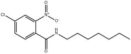 4-chloro-N-heptyl-2-nitrobenzamide Struktur